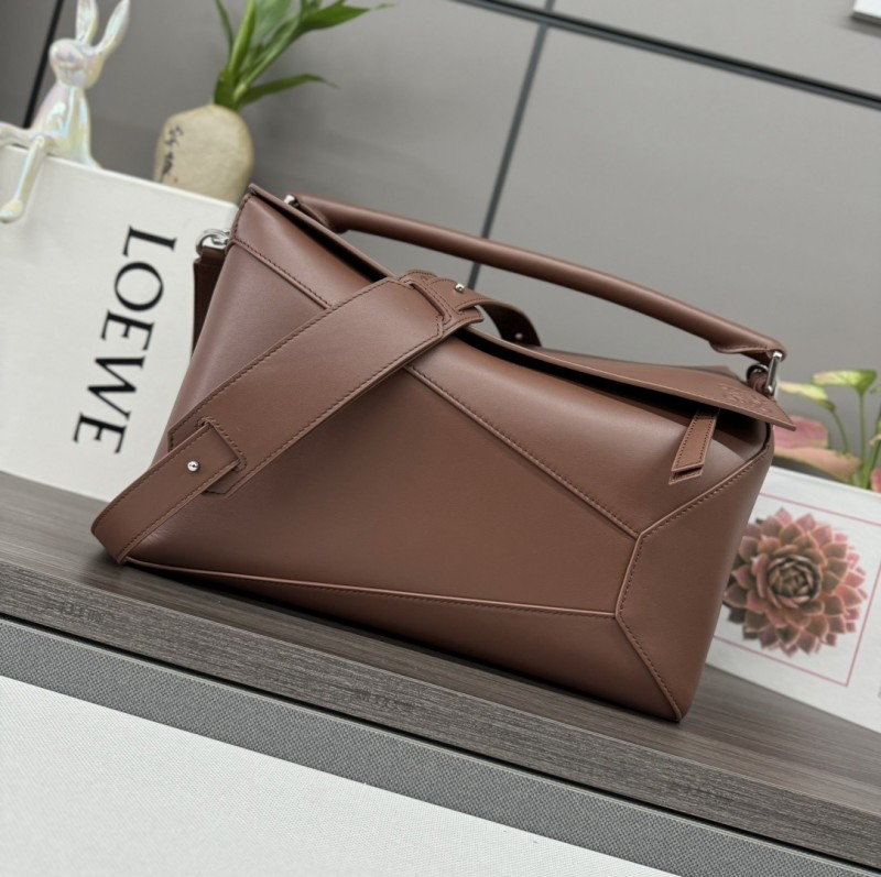 Puzzle Edge Bag In Soft Grained Calfskin“33*21.5*14.7CM”-008=