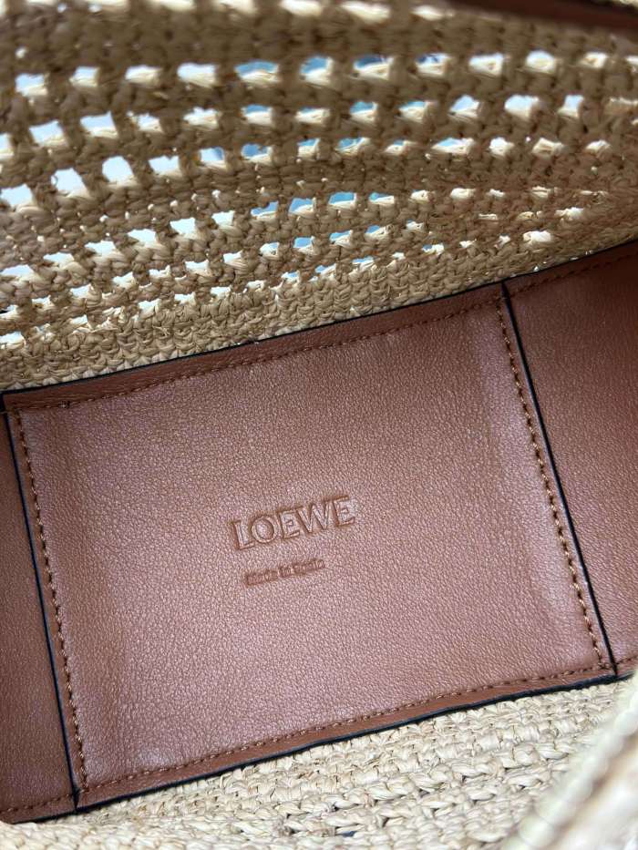 Mini Hammock Hobo in raffia and calfskin“28*17*9.5CM”-036=