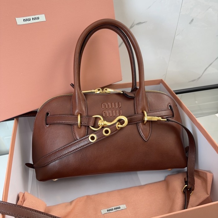 Aventure Nappa Leather Top-Handle Bag“33*17*11CM”-0811=