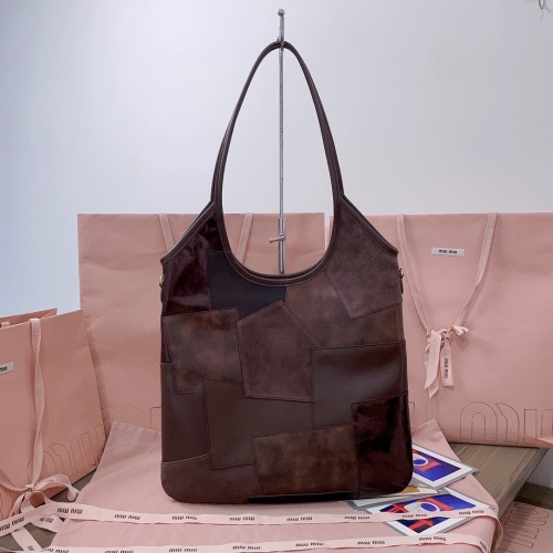 IVY Leather  Patchwork Beau Bag“40*35CM”-069=