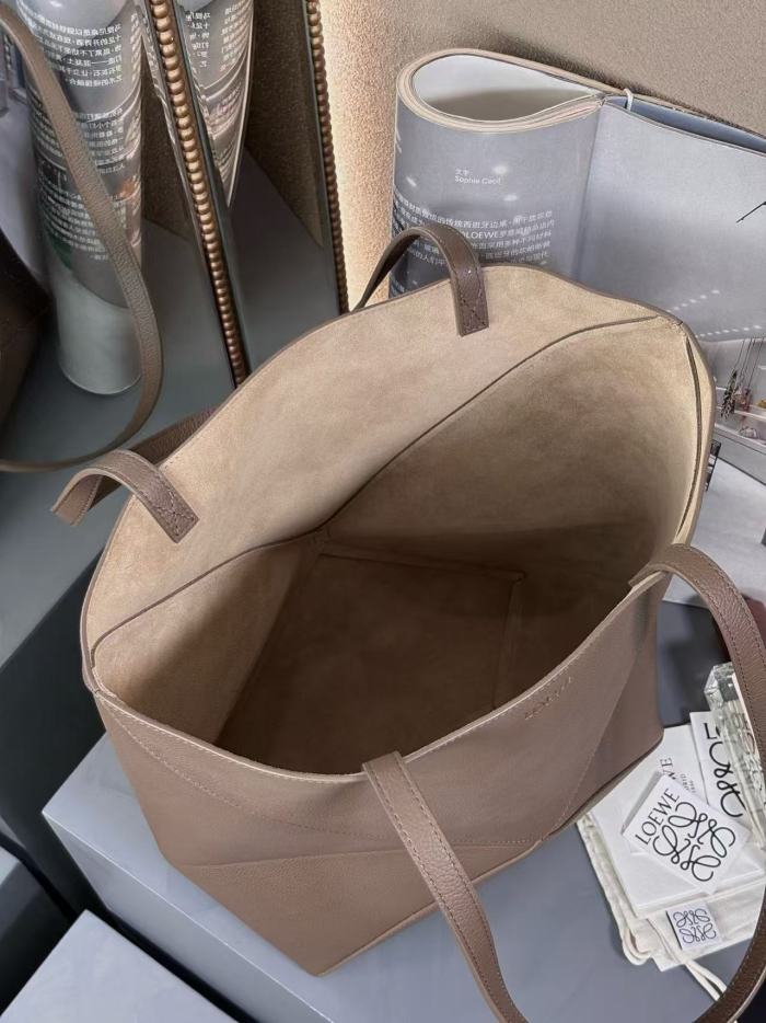 Medium Puzzle Fold tote in nappa calfskin“31.5*25.5*14.5CM”-086=