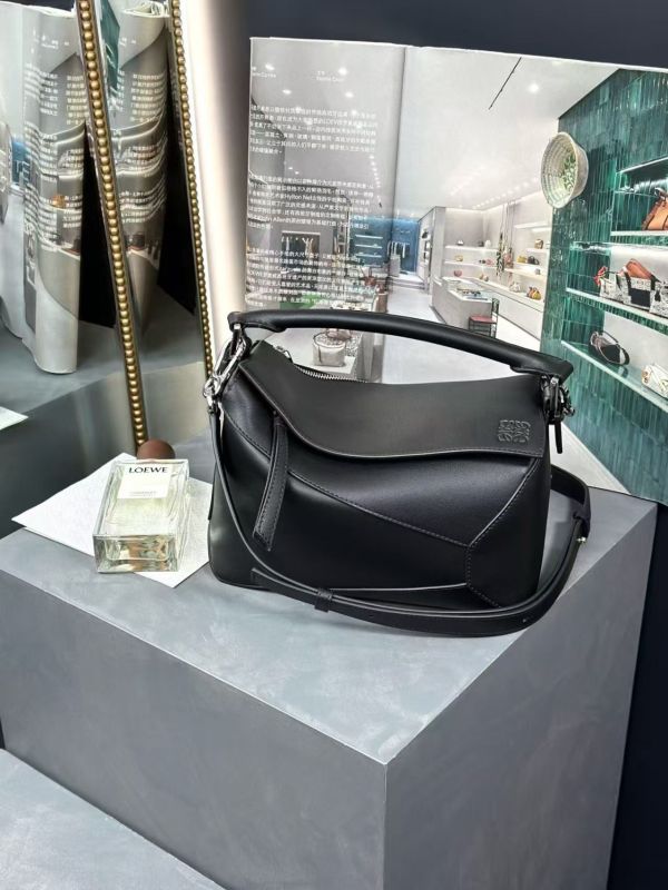 Small Puzzle Edge bag in classic calfskin“24*16*10.5CM”-086=