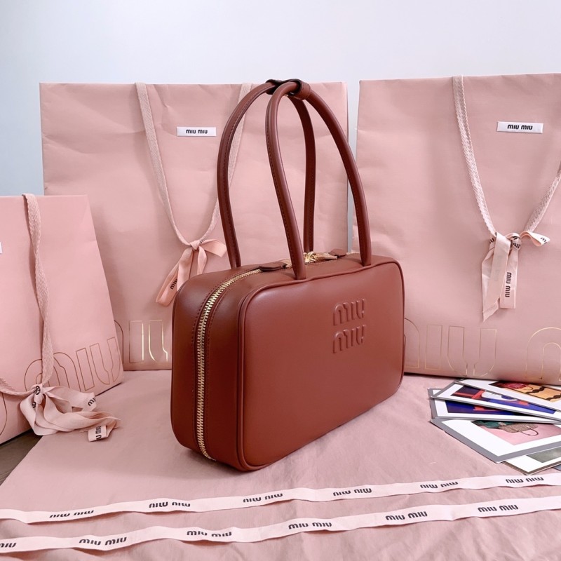 Beau leather top-handle bag“29*17*9CM”-0501=