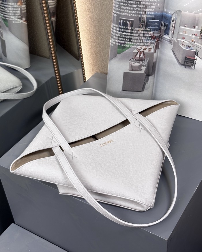 Medium Puzzle Fold tote in nappa calfskin“31.5*25.5*14.5CM”-086=