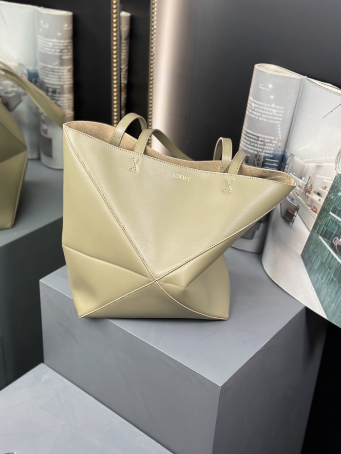 Medium Puzzle Fold tote in nappa calfskin“31.5*25.5*14.5CM”-086=
