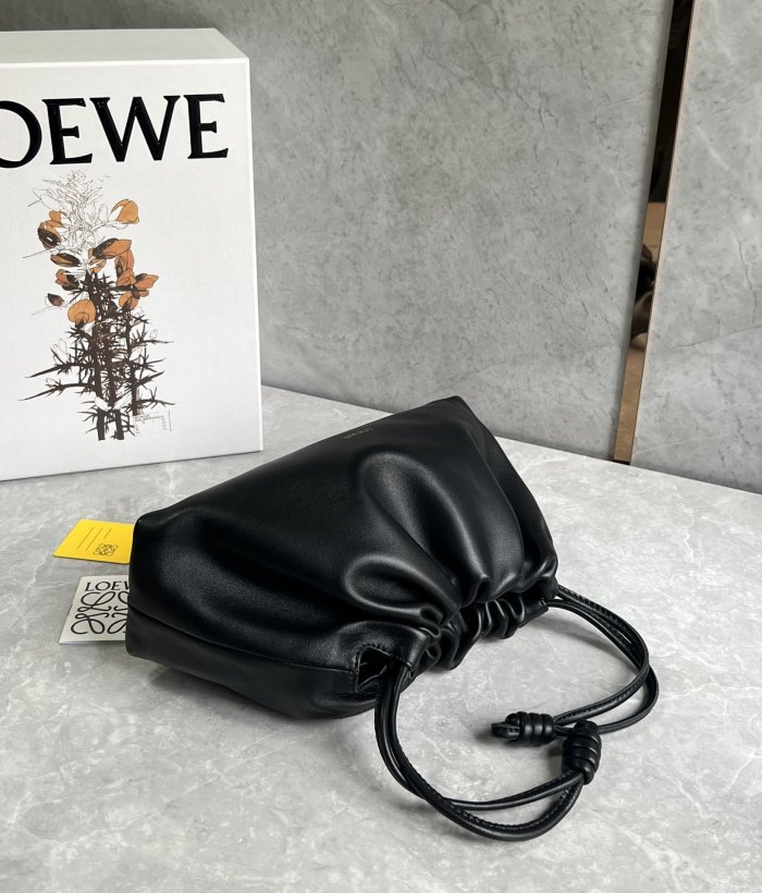 Flamenco Purse In Mellow Nappa Lambskin“30*20*10.5CM”-009=