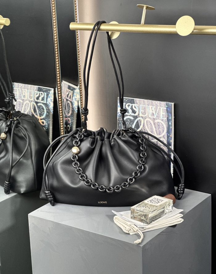 Large Flamenco purse in mellow nappa lambskin“41*26*9CM”-009=