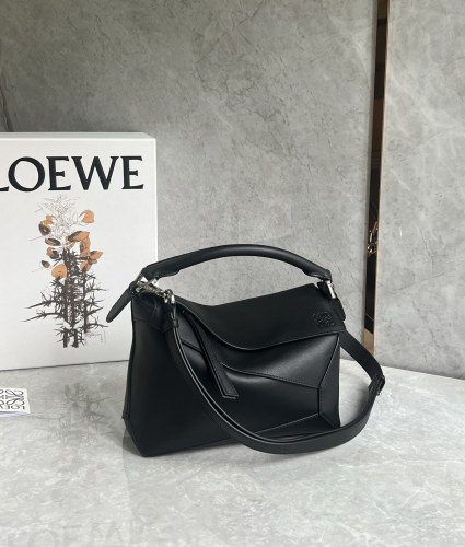 Puzzle Edge Bag In Soft Grained Calfskin“24*16.5*10.5CM”-009=