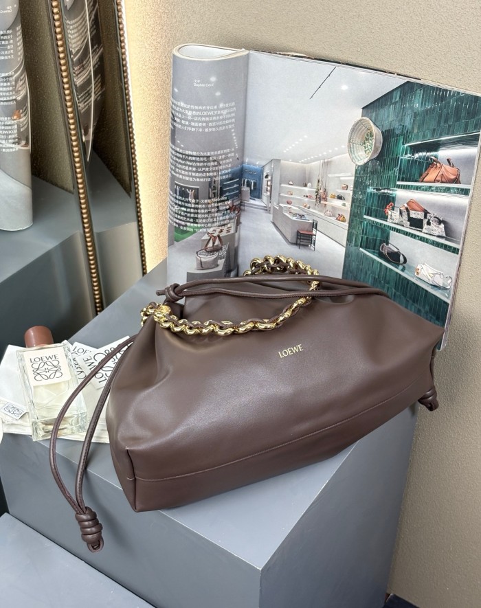 Large Flamenco purse in mellow nappa lambskin“41*26*9CM”-009=