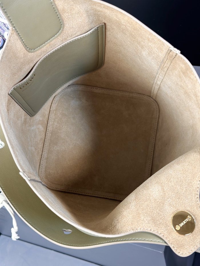 Pebble Bucket Bag In Smooth Calfskin“28*24.5*23.5CM”-087=