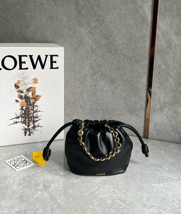Flamenco Purse Bucket In Mellow Nappa Lambskin“23*17*5.5”-038=
