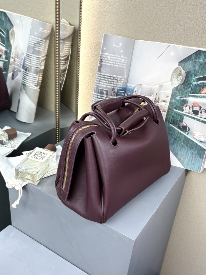 Medium Madrid bag in smooth calfskin“28.5*23*11CM”-089=