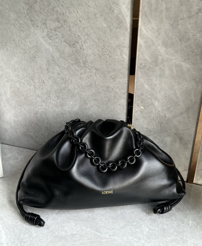 Flamenco Purse In Mellow Nappa Lambskin“41*26*9”-0011=