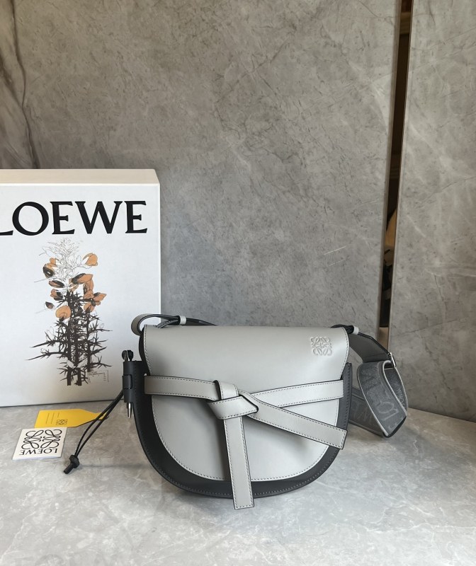 Gate Dual Bag In Soft Calfskin And Jacquard*24*16*10CM“-058=