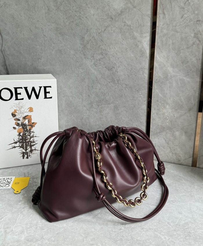 Flamenco Purse In Mellow Nappa Lambskin“41*26*9”-0011=