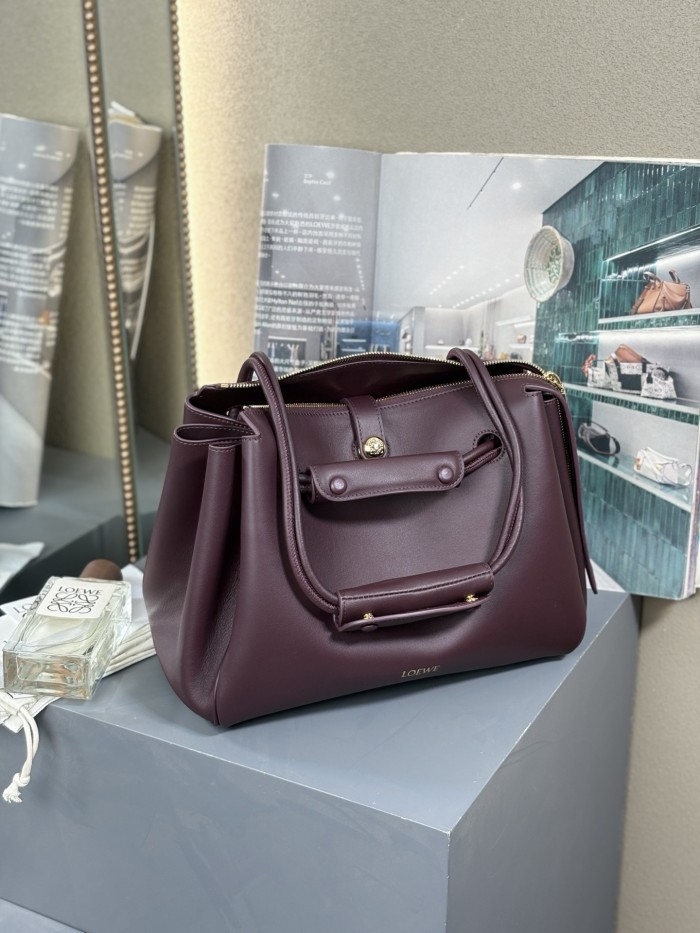 Medium Madrid bag in smooth calfskin“28.5*23*11CM”-089=