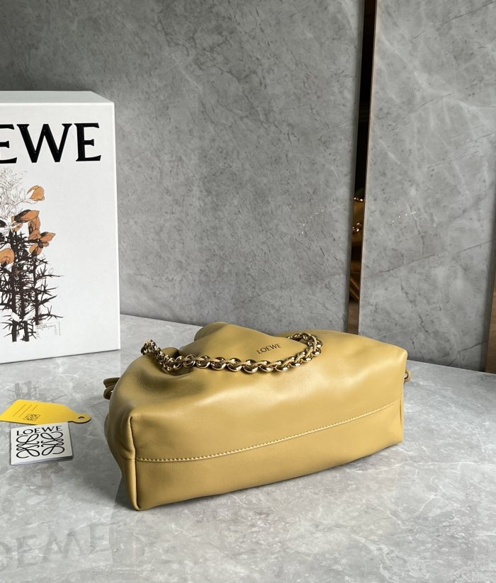 Flamenco Purse In Mellow Nappa Lambskin“30*20*10.5CM”-009=