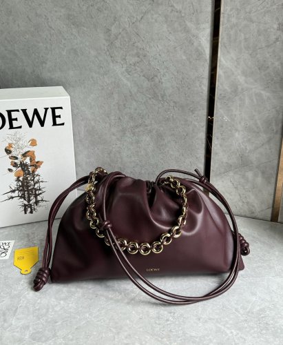 Flamenco Purse In Mellow Nappa Lambskin“41*26*9”-0011=