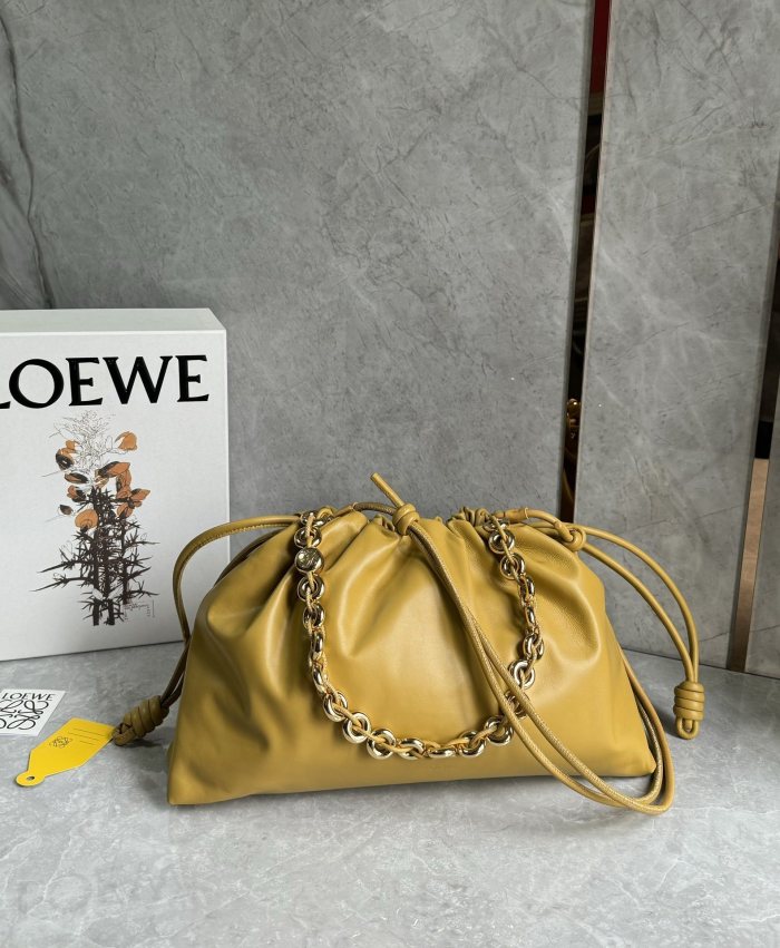 Flamenco Purse In Mellow Nappa Lambskin“41*26*9”-0011=
