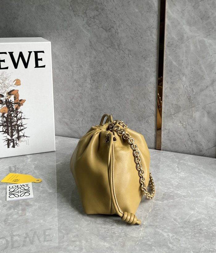 Flamenco Purse In Mellow Nappa Lambskin“30*20*10.5CM”-009=