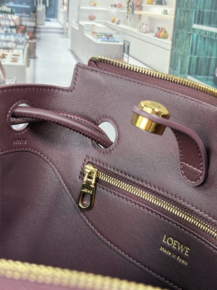 Small Madrid bag in smooth calfskin“23.5*19*10CM”-009=