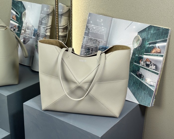 Medium Puzzle Fold Tote bag“31.5*29*12.5CM”-087=