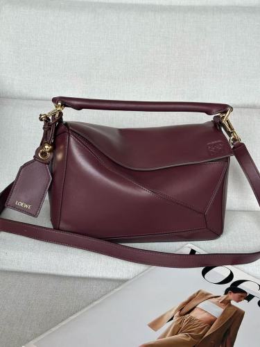 Puzzle Edge Bag In Soft Grained Calfskin“24*16.5*10.5CM”-009=