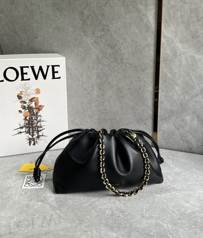 Flamenco Purse In Mellow Nappa Lambskin“30*20*10.5CM”-009=