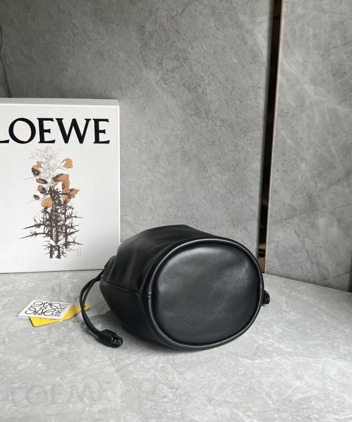 Flamenco Purse Bucket In Mellow Nappa Lambskin“32*24*17CM”-029=