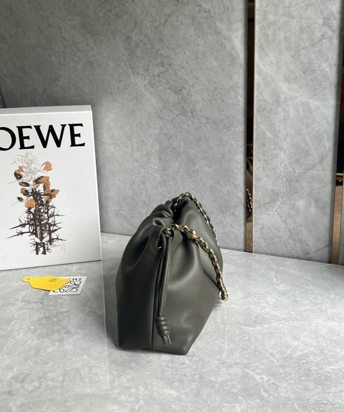 Flamenco Purse In Mellow Nappa Lambskin“30*20*10.5CM”-009=
