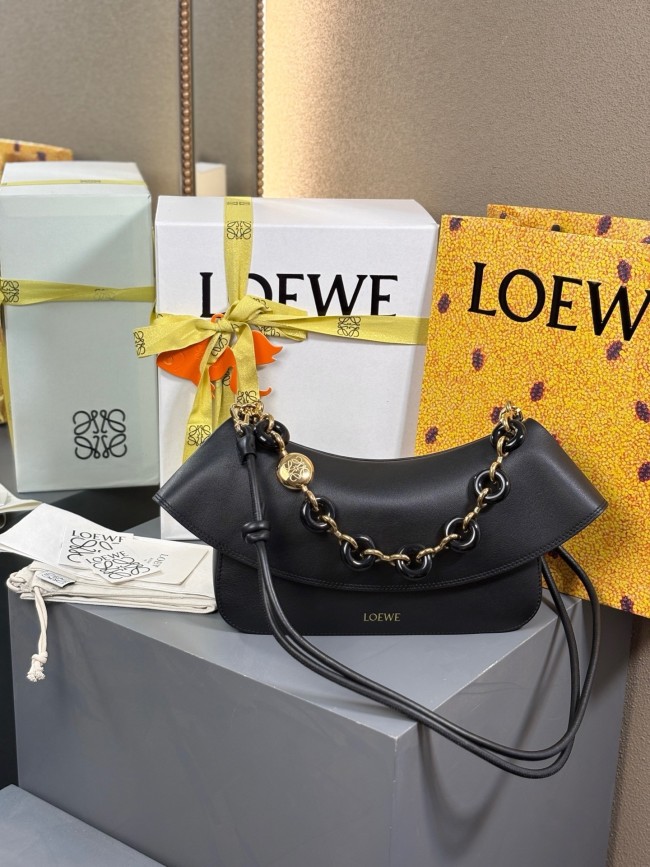Medium Ola bag in smooth calfskin“26*18*13CM”-038=