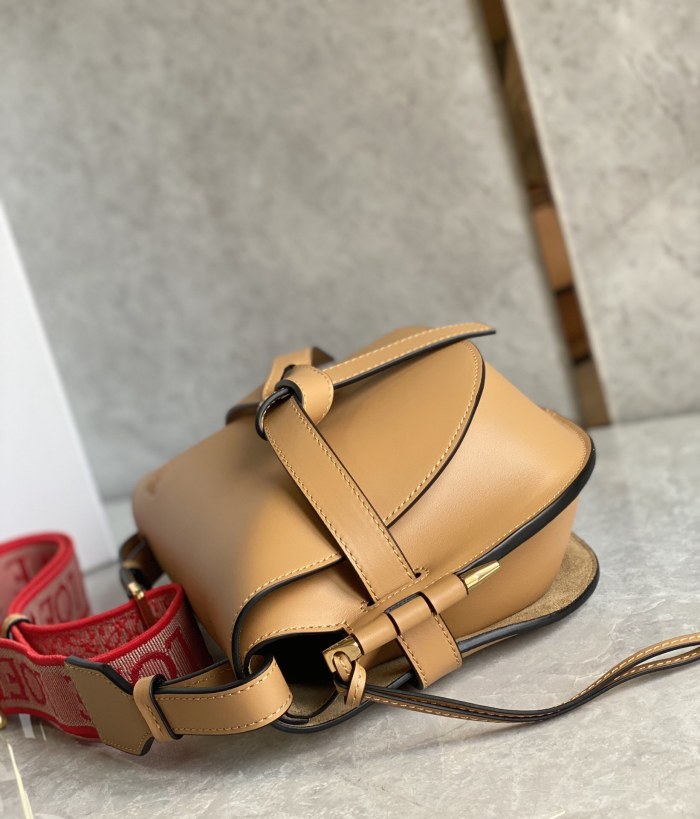 Gate Dual Bag In Soft Calfskin And Jacquard*24*16*10CM“-058=