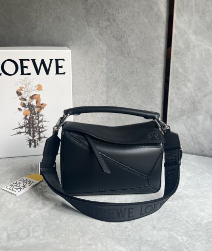 Puzzle Edge Bag In Soft Grained Calfskin“24*16.5*10.5CM”-059=