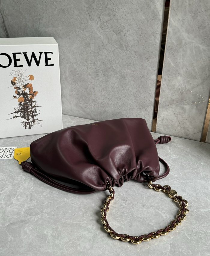Flamenco Purse In Mellow Nappa Lambskin“41*26*9”-0011=