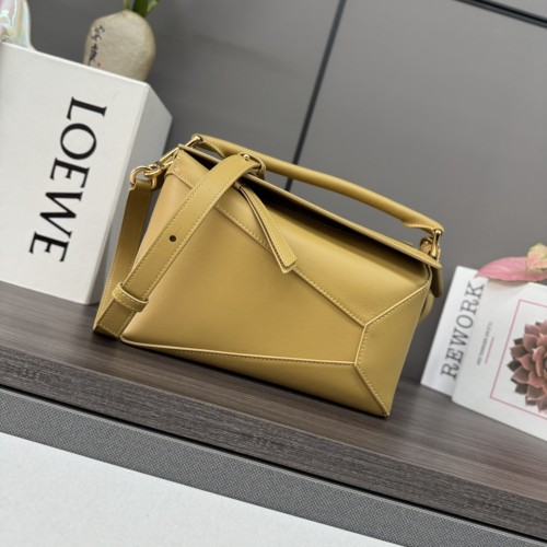 Puzzle Edge Bag In Soft Grained Calfskin“24*16.5*10.5CM”-009=