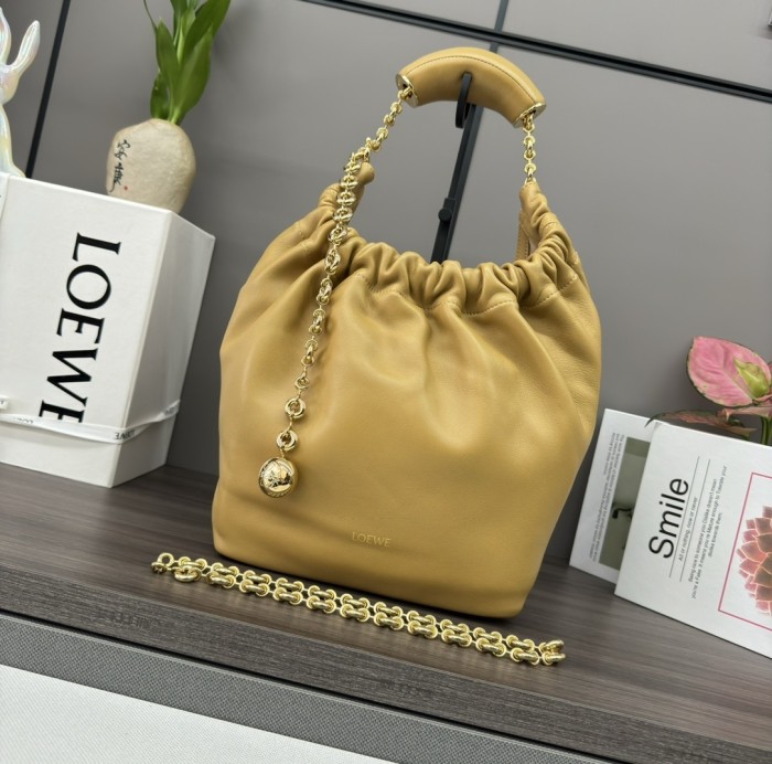Squeeze Bag In Mellow Nappa Lambskin“29*24*10.5CM”-058=