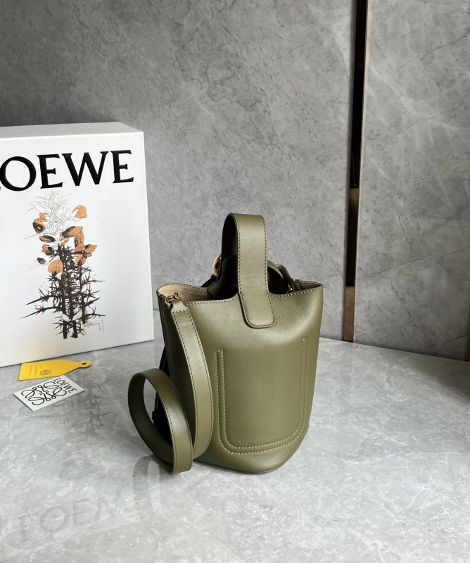 Pebble Bucket Bag In Soft Grained Calfskin“19.5*16*16CM”-009=