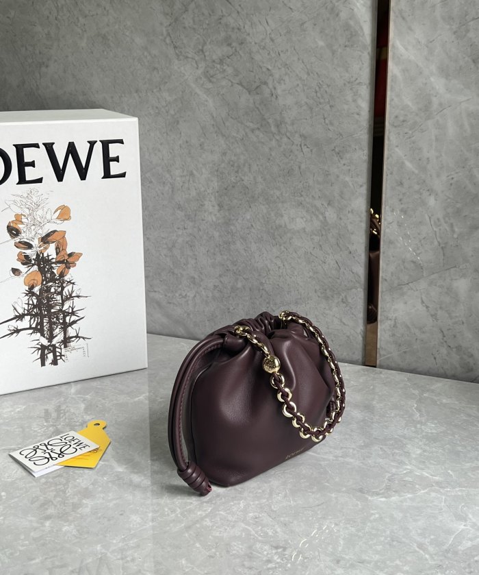 Flamenco Purse Bucket In Mellow Nappa Lambskin“23*17*5.5”-038=