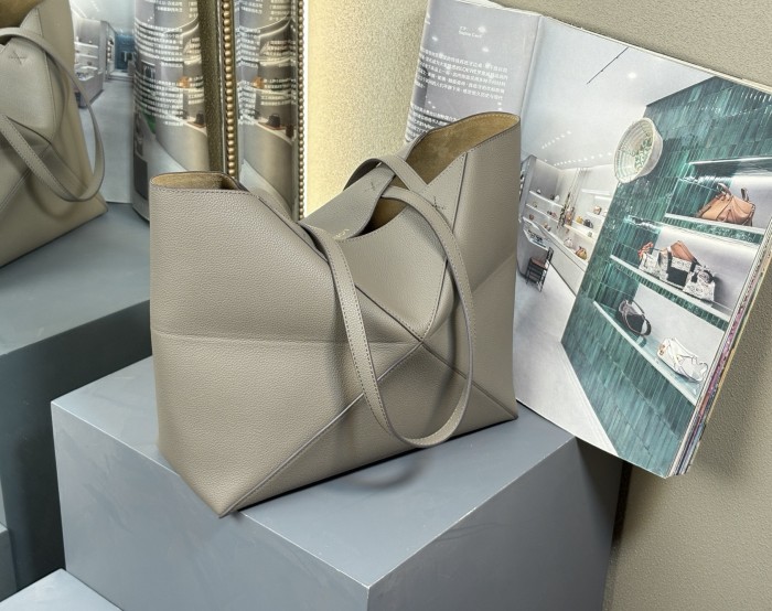 Medium Puzzle Fold Tote bag“31.5*29*12.5CM”-087=