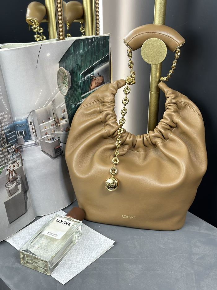 Small Nappa Leather Squeeze Bag“29*24*10.5CM”-058=