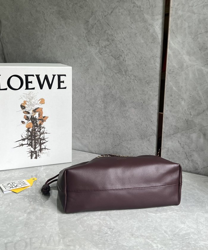 Flamenco Purse In Mellow Nappa Lambskin“30*20*10.5CM”-009=