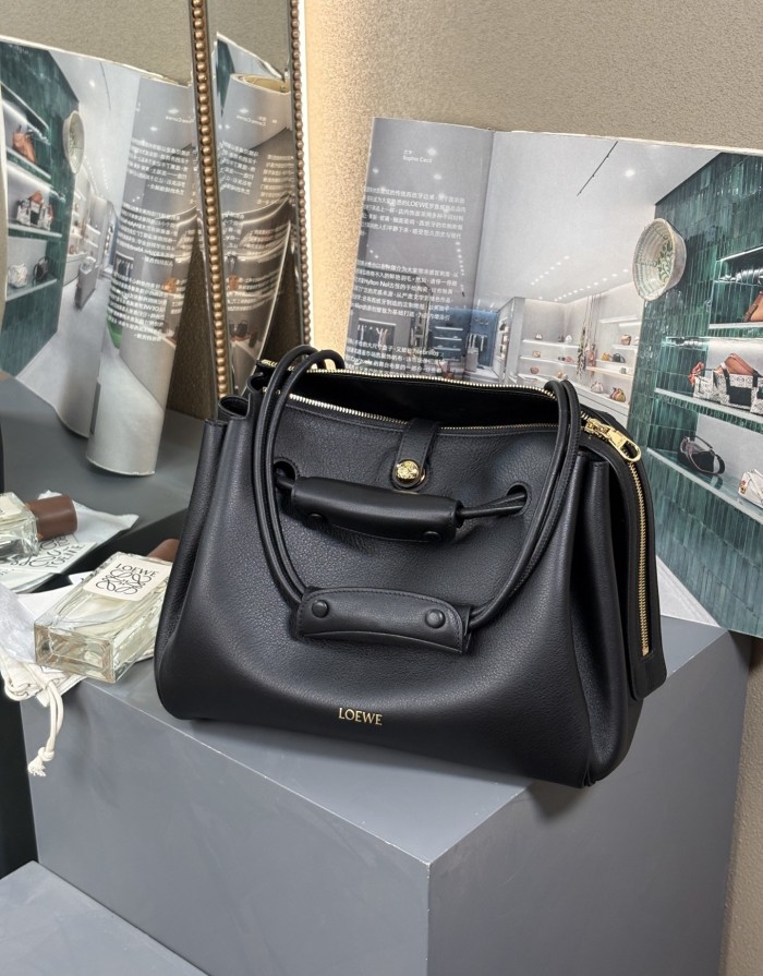 Medium Madrid bag in smooth calfskin“28.5*23*11CM”-089=