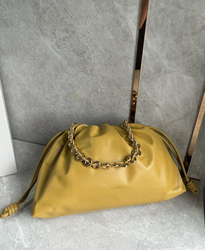 Flamenco Purse In Mellow Nappa Lambskin“41*26*9”-0011=