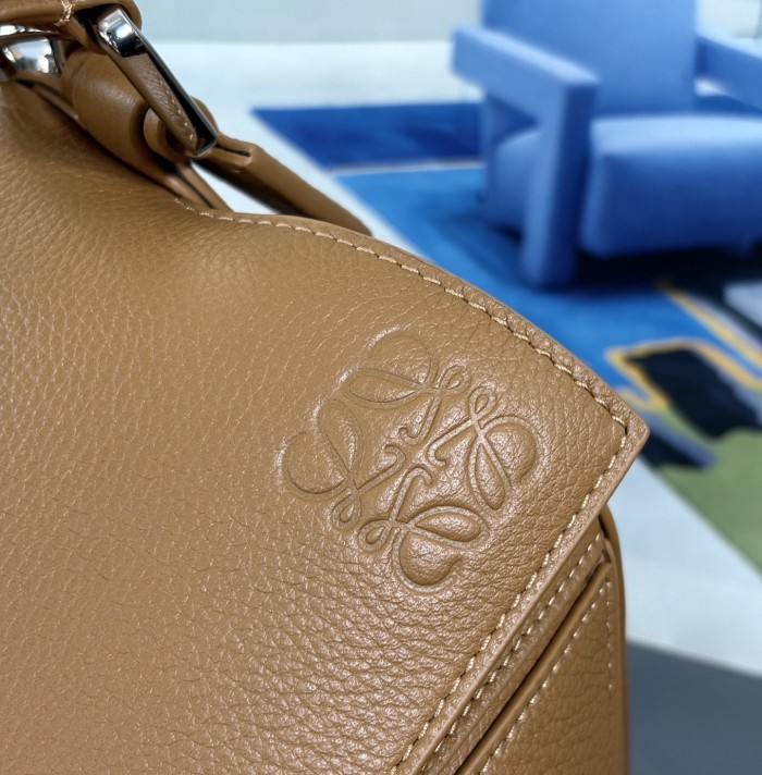 Large Puzzle Edge bag in grained calfskin“32.5*23.5*14.5CM”-078=