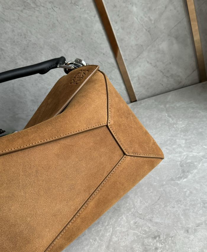 Puzzle Edge Bag In Soft Calfskin“33*21*17CM”-069=