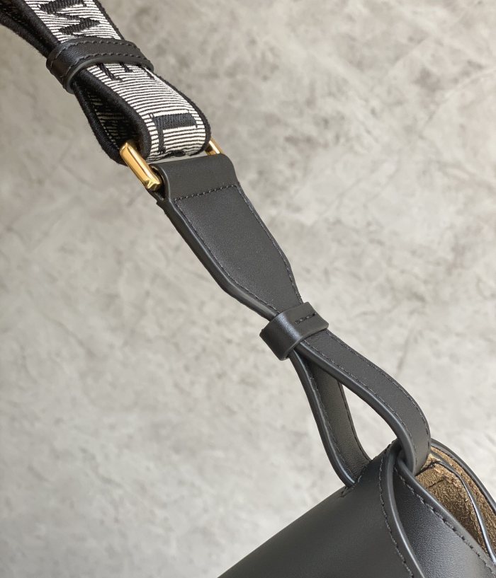 Gate Dual Bag In Soft Calfskin And Jacquard*24*16*10CM“-058=