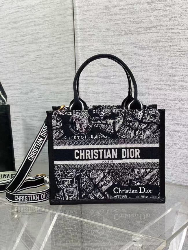 BookTote Plan de Paris hand bag“26.5*22*14CM”-025=