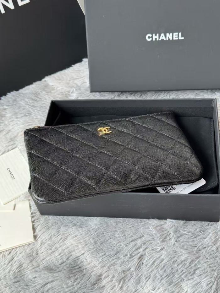 PM Matelasse Classic Zip Pouch “20*12*1CM” 091