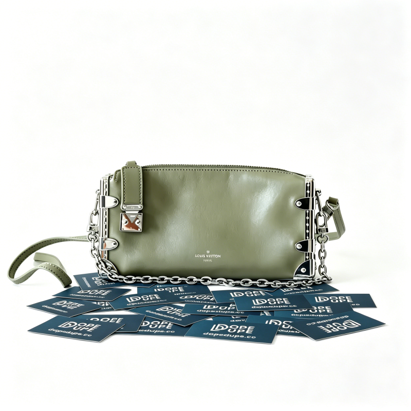 Slim Trunk Crossbody Bag”23*12*4CM“-017=