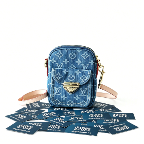 Monogram Denim Camera Box “14*18*2.7CM” 065